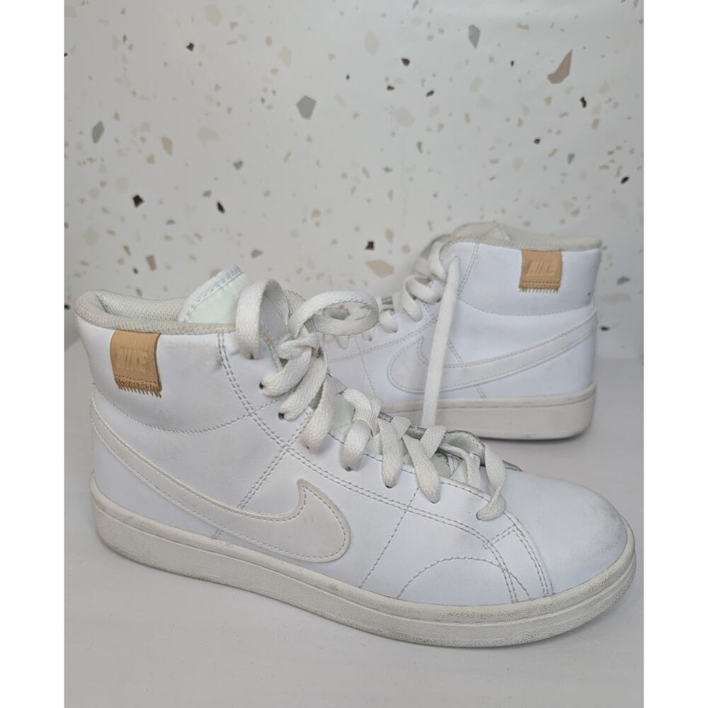 Nike Shoes Womens Court Royale 2 Mid Top Sneakers White Shoes Size 8